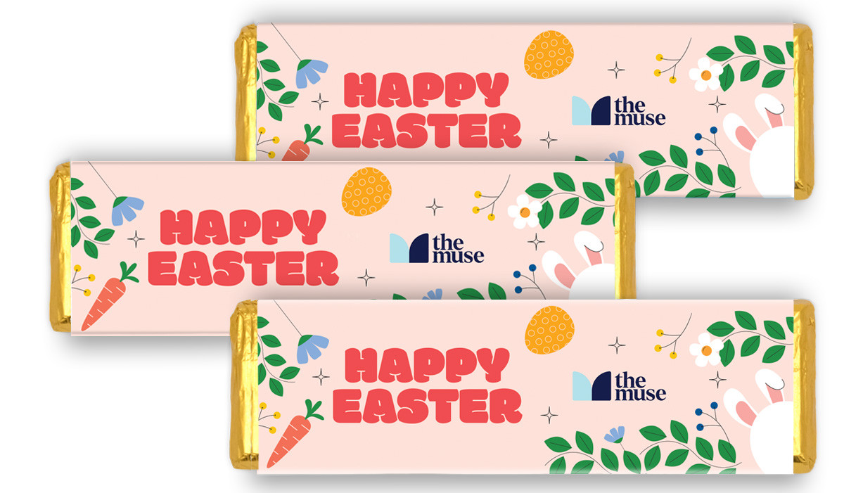 Lucky Pink Easter Personalised Cadbury Chocolate Bar