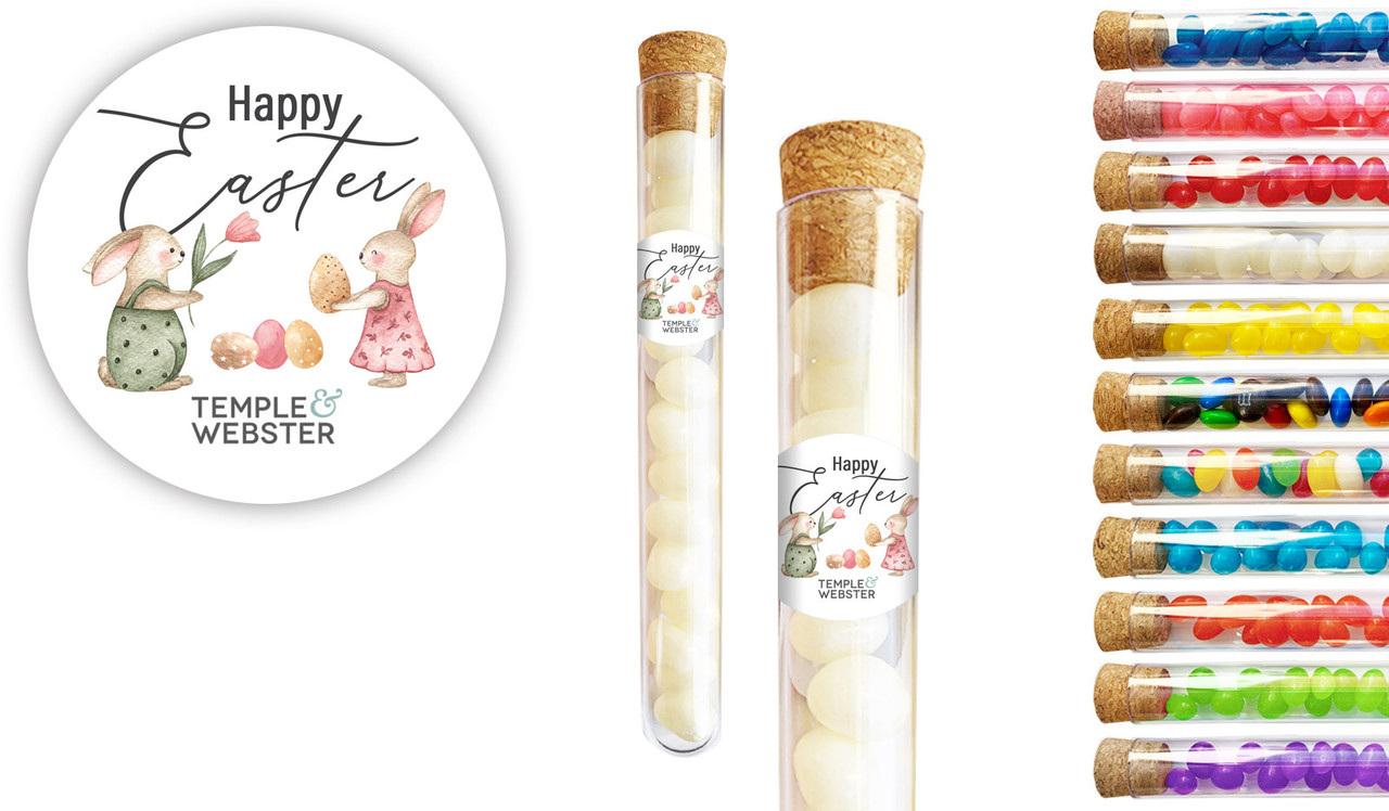 Furry Friends Easter Personalised Test Tubes