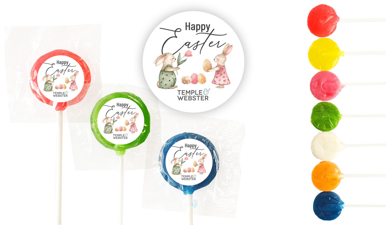 Furry Friends Personalised Mini Lollipops
