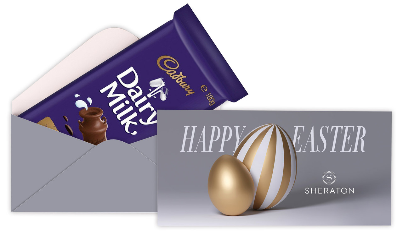 Elegant Eggs Personalised Cadbury Bar Box