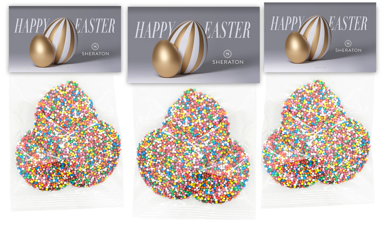 Elegant Eggs Personalised Easter Speckle Bag