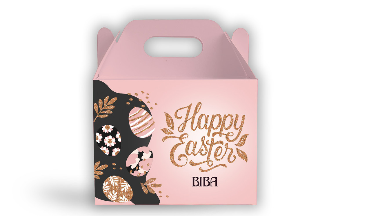 Blush And Copper Personalised Gable Favour Box