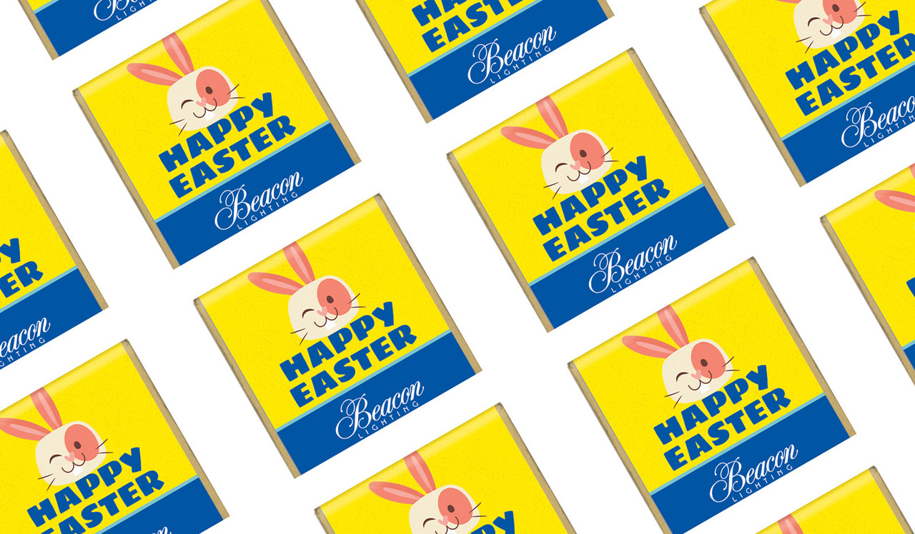 Block Colour Easter Personalised Mini Chocolates