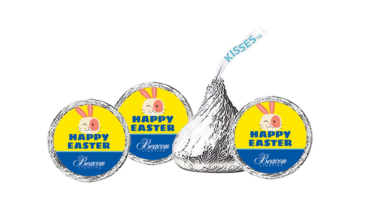 Block Colour Easter Personalised Hershey's Kisses
