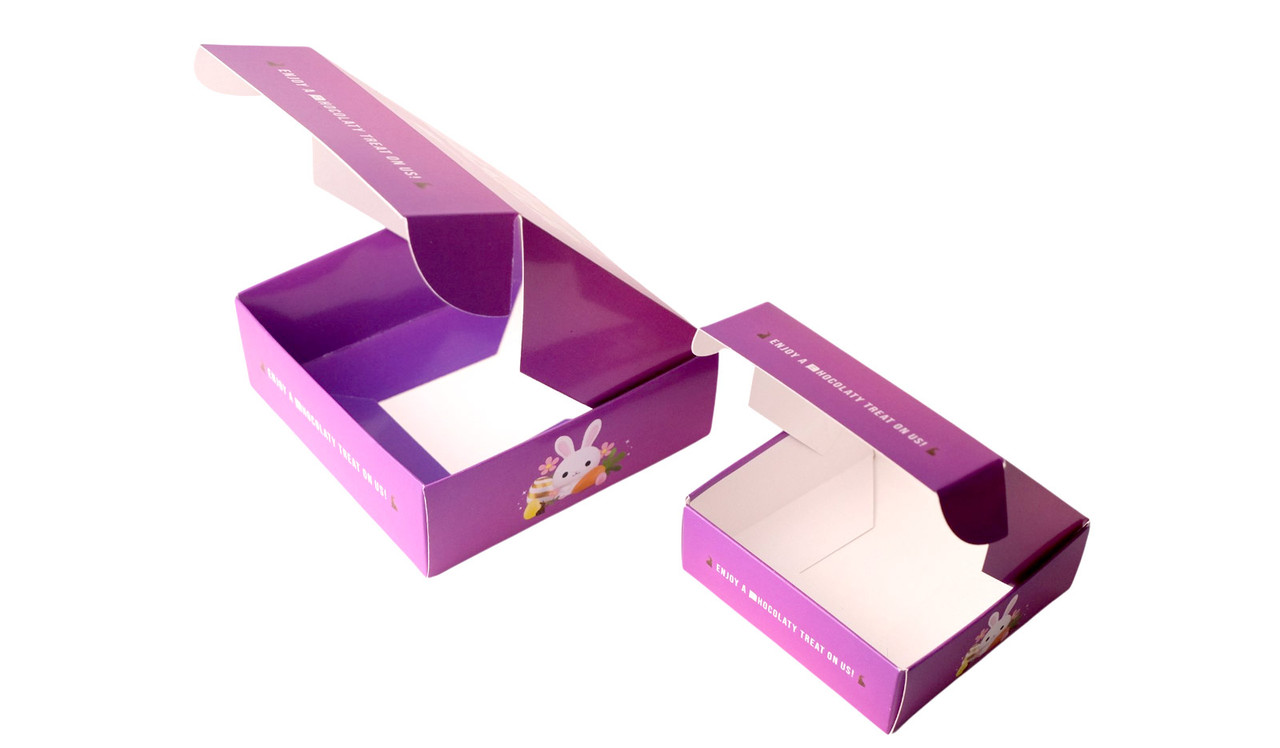 Open versions of regular and large boxes