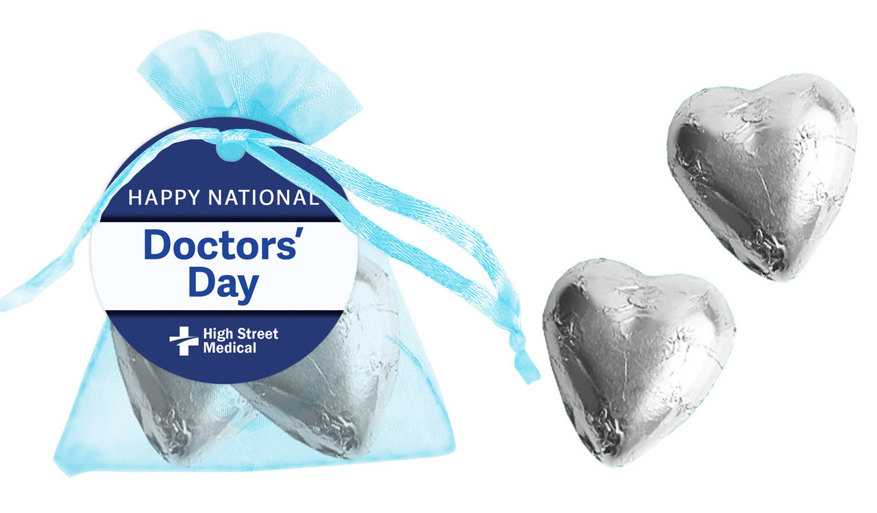 National Doctors Day Personalised Organza Bag