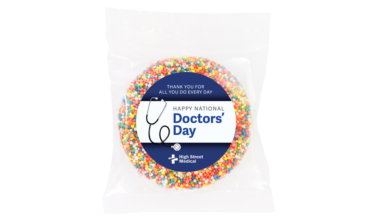 National Doctors Day Personalised Chocolate Freckle