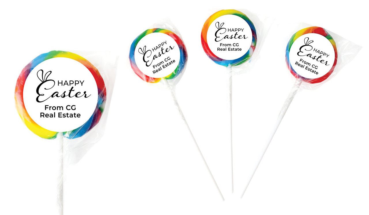 Fun Font Personalised Lollipops