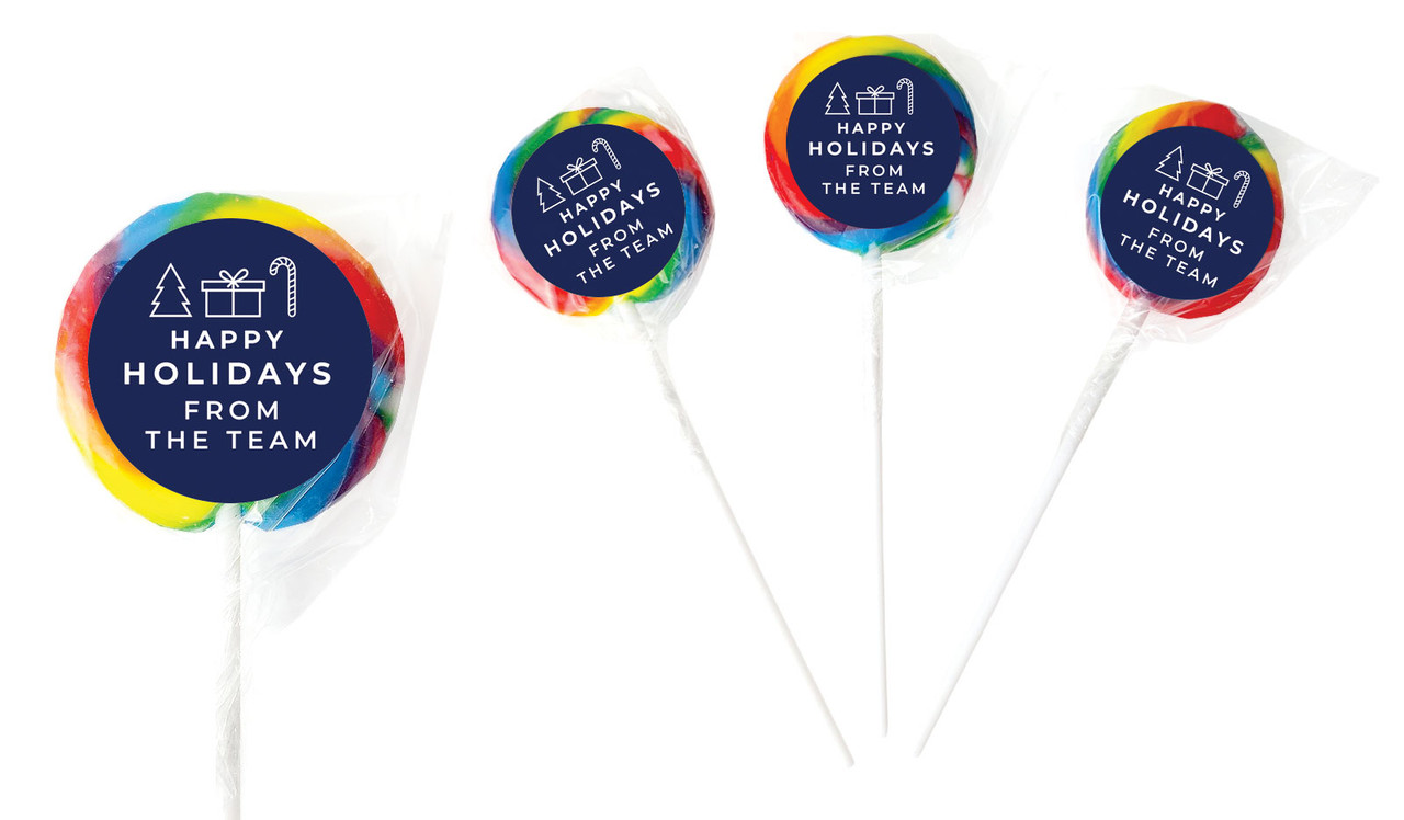 Seasonal Shapes Christmas Personalised Christmas Lollipops