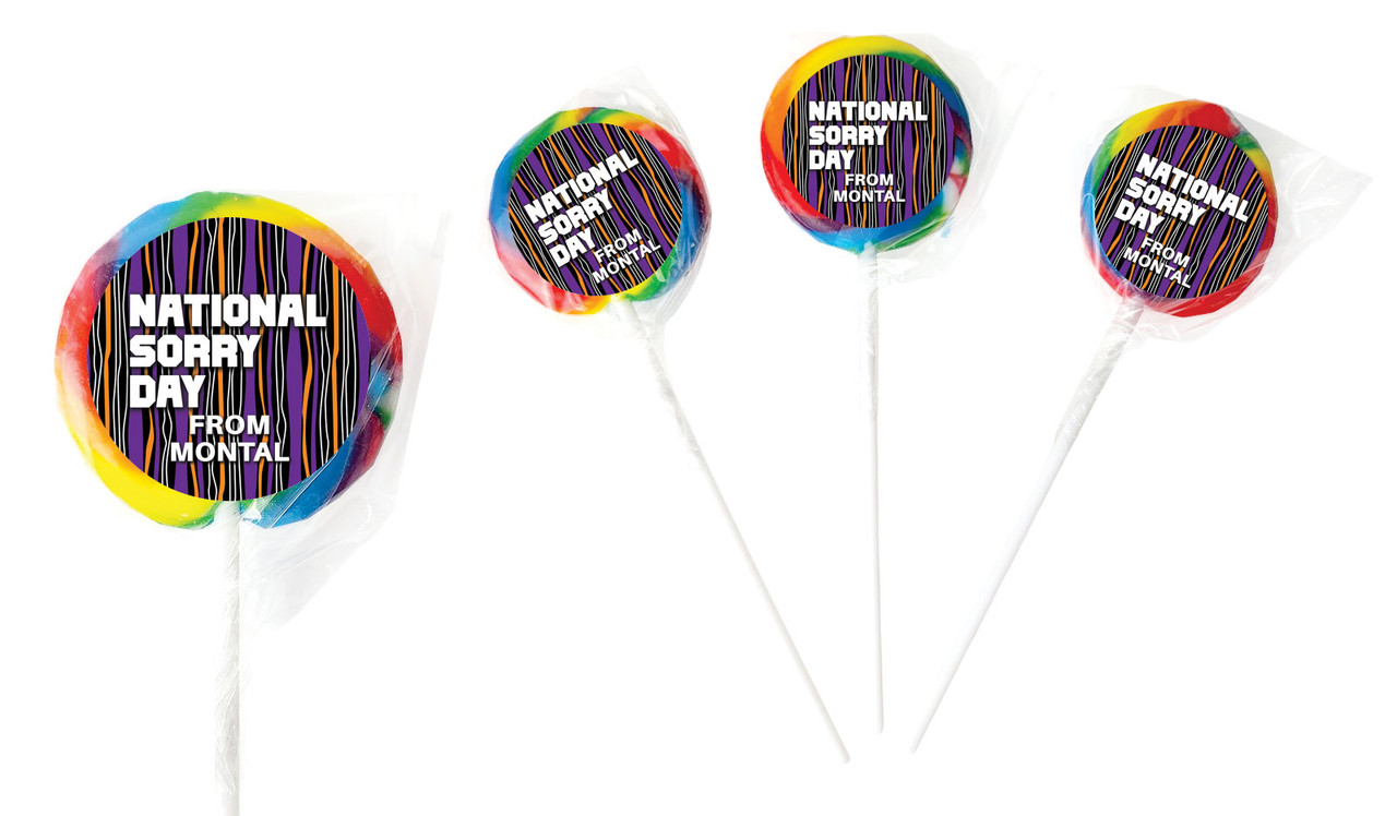 National Sorry Day Personalised Lollipops