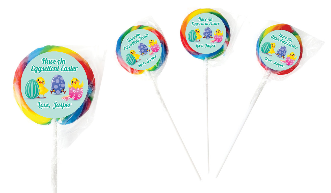 Chickens Hatching Personalised Lollipops