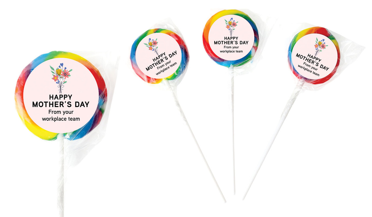 Pretty Bunch Mother's Day Personalised Lollipop