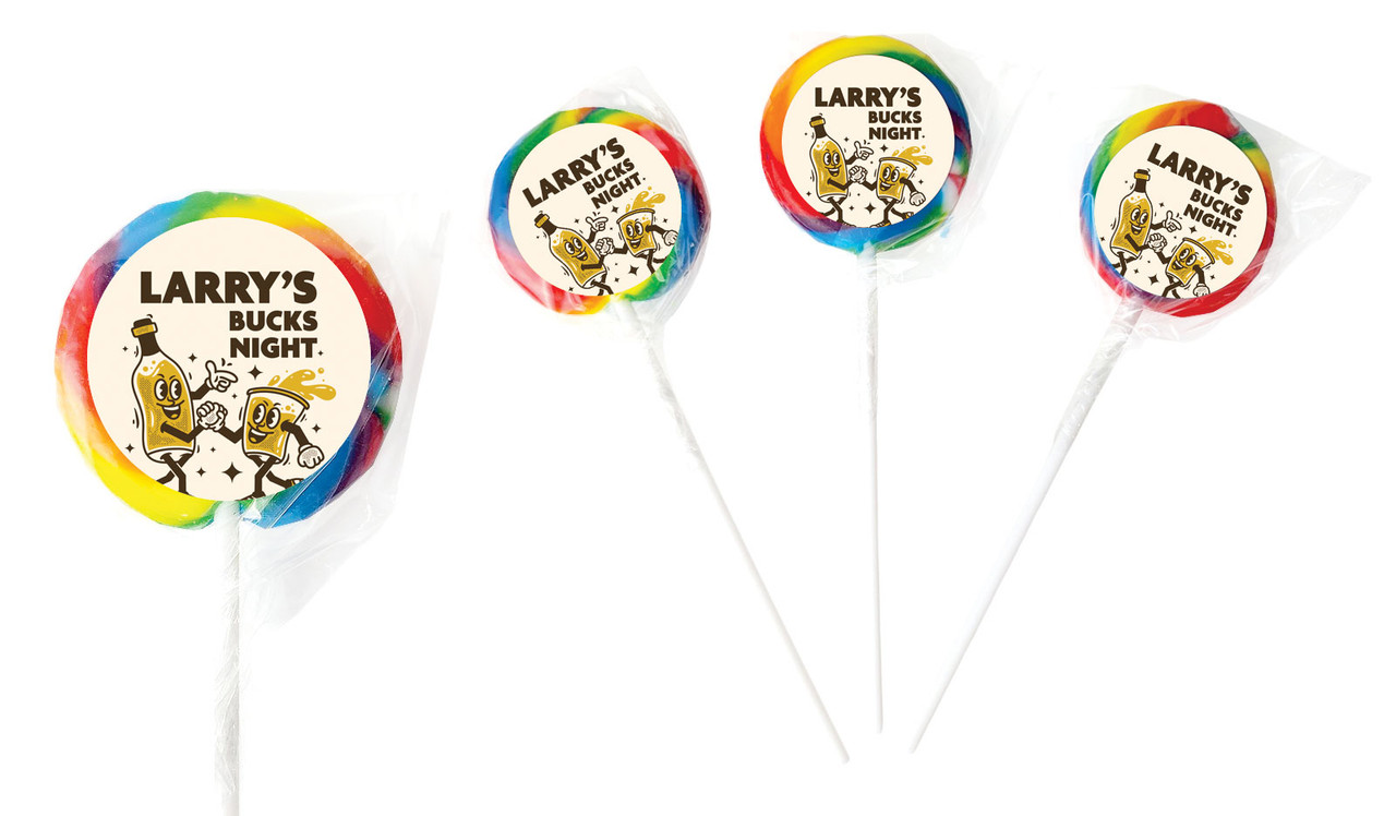 Beers Bucks Night Personalised Lollipops
