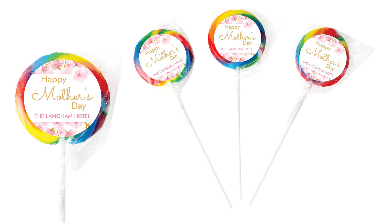 Beautiful Blossoms Mother's Day Personalised Lollipop
