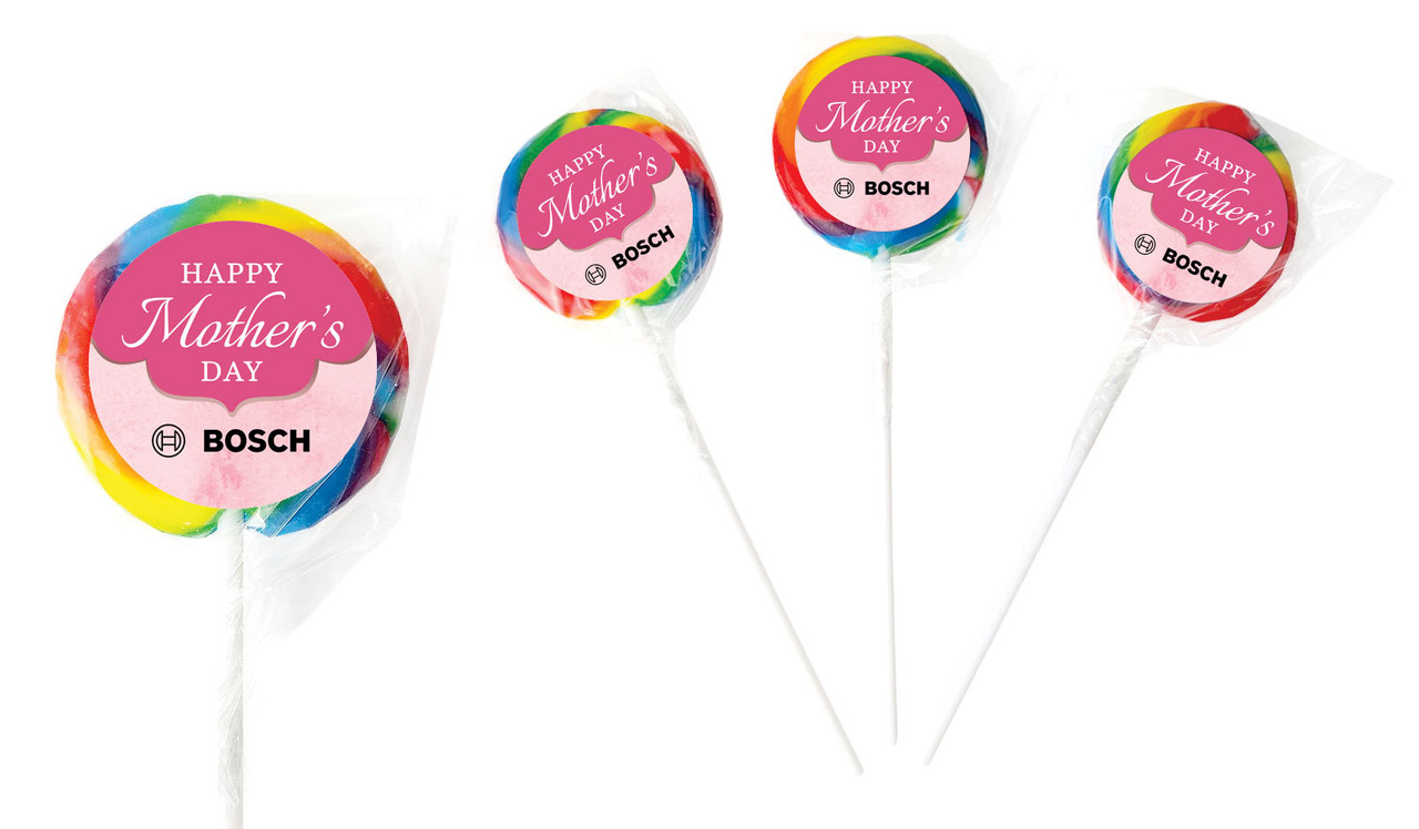 Rose Gold And Pink Mother's Day Personalised Lollipop