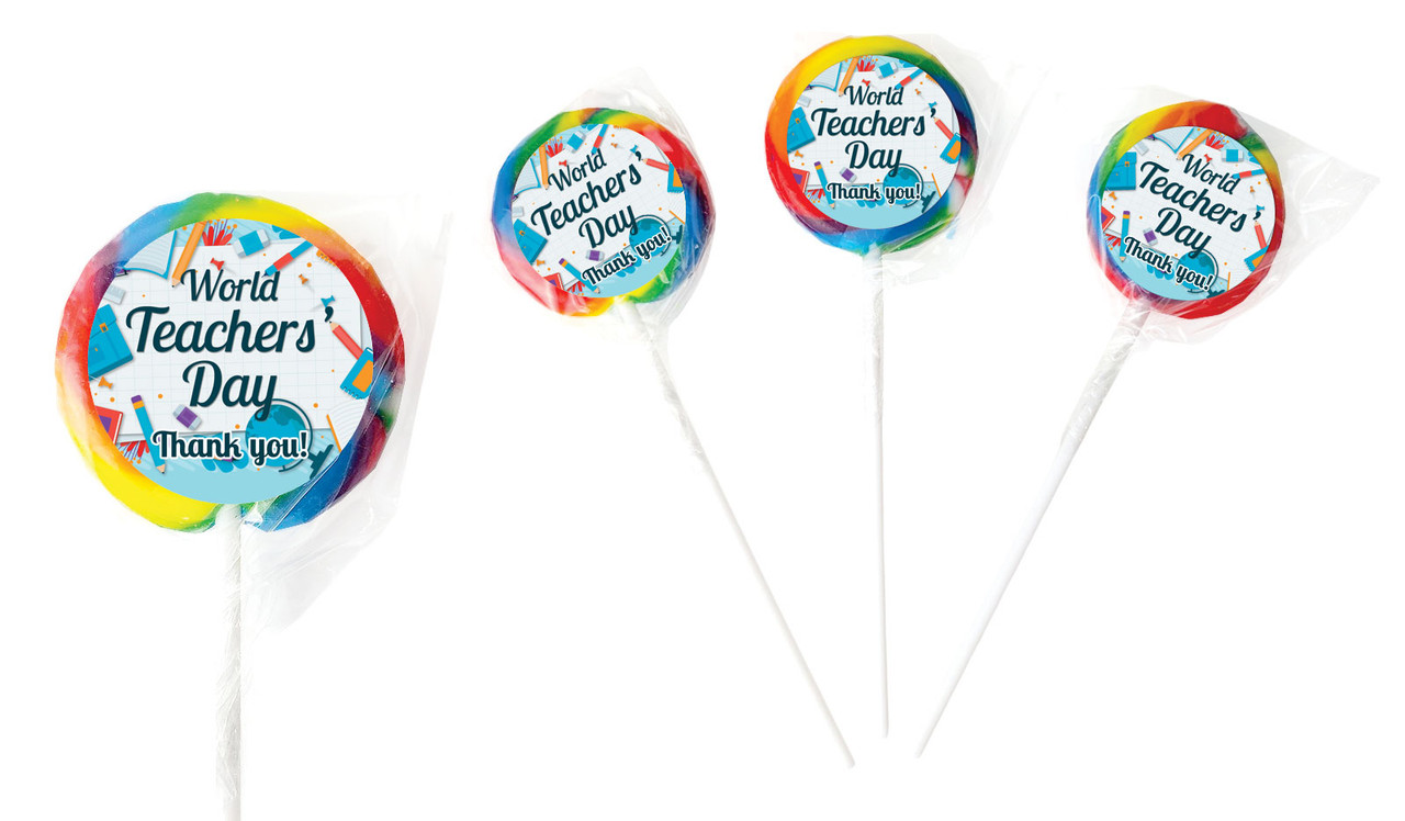 Books Personalised Teachers Day Lollipop