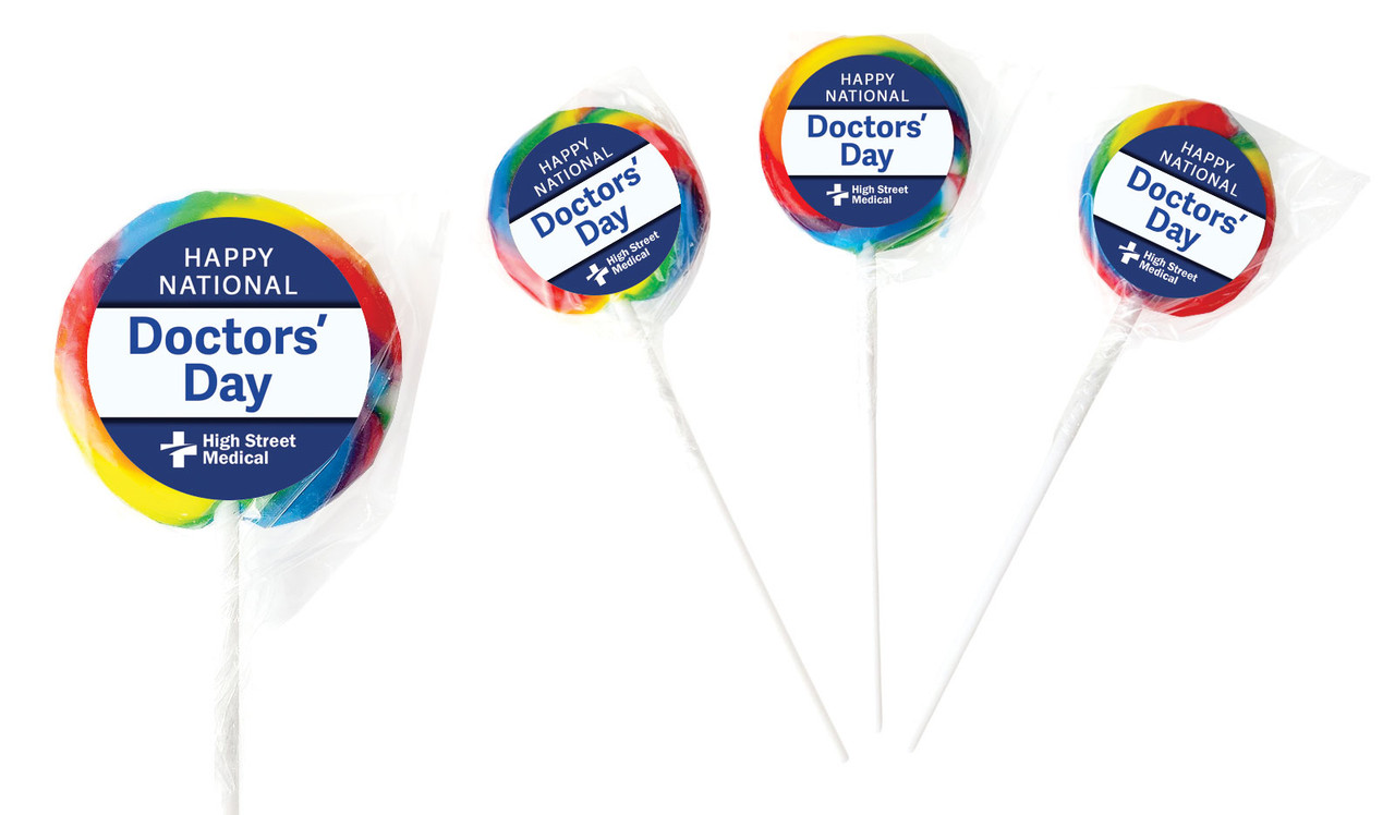 National Doctors Day Personalised Lollipops