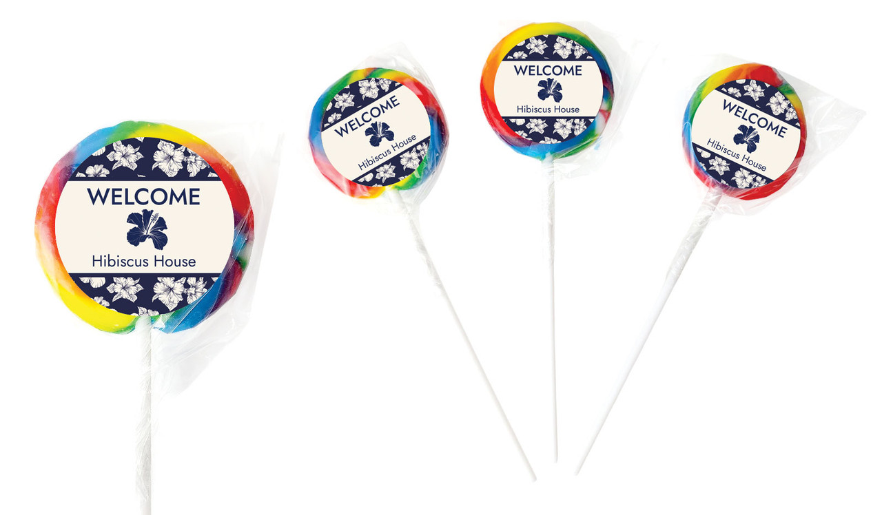 Hibiscus Hospitality Branded Lollipops