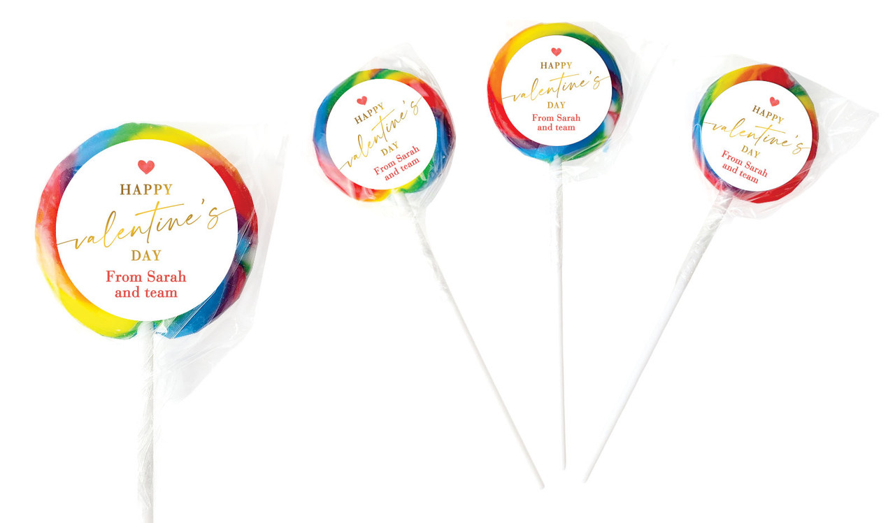 One Love Valentine's Day Lollipops