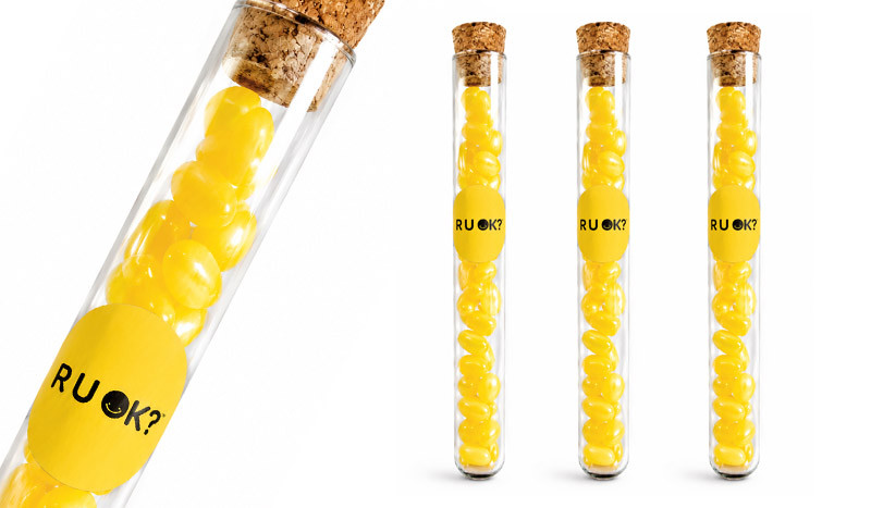 RUOK Day Branded Test Tubes