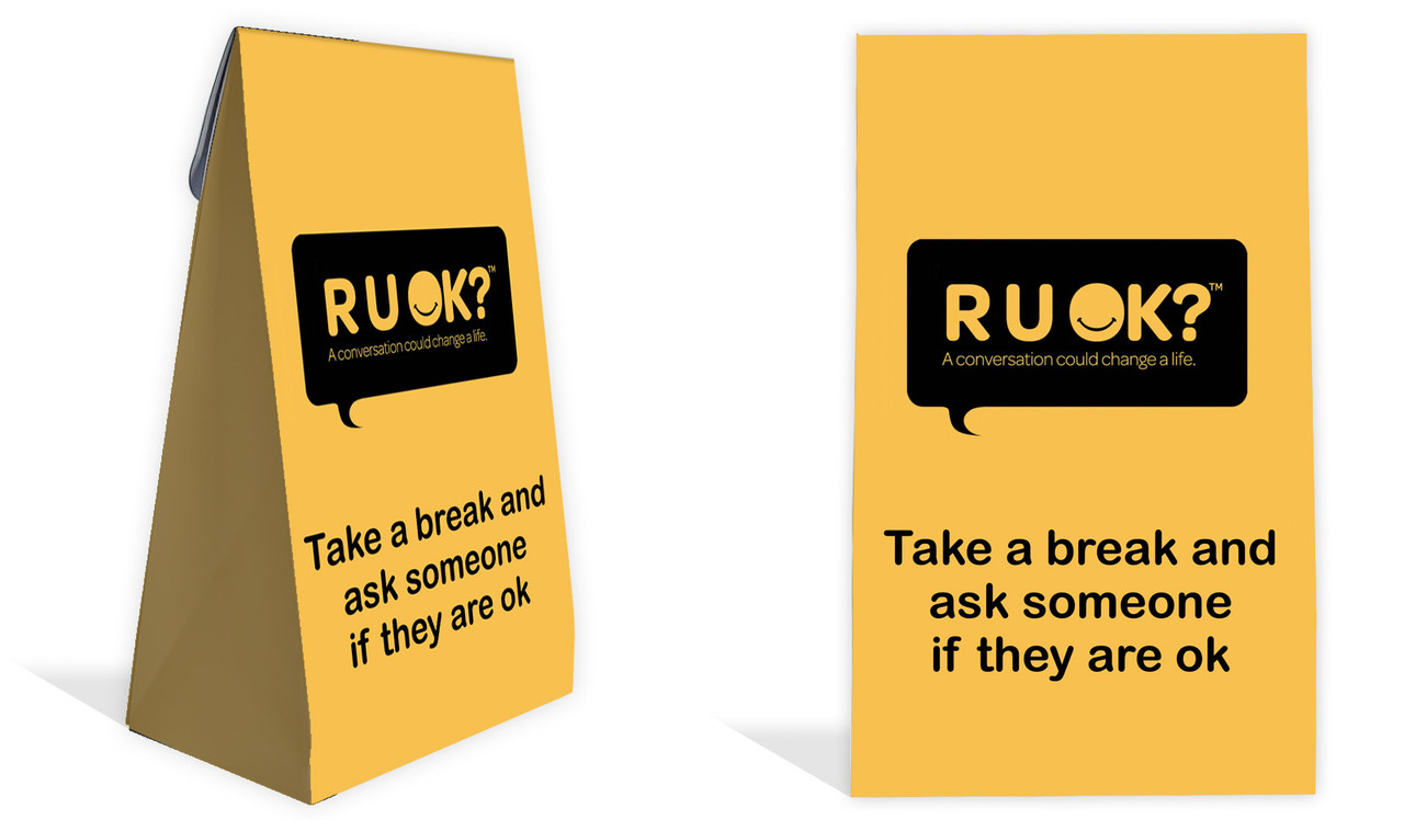 RUOK Day Branded Gusset Favour Bag