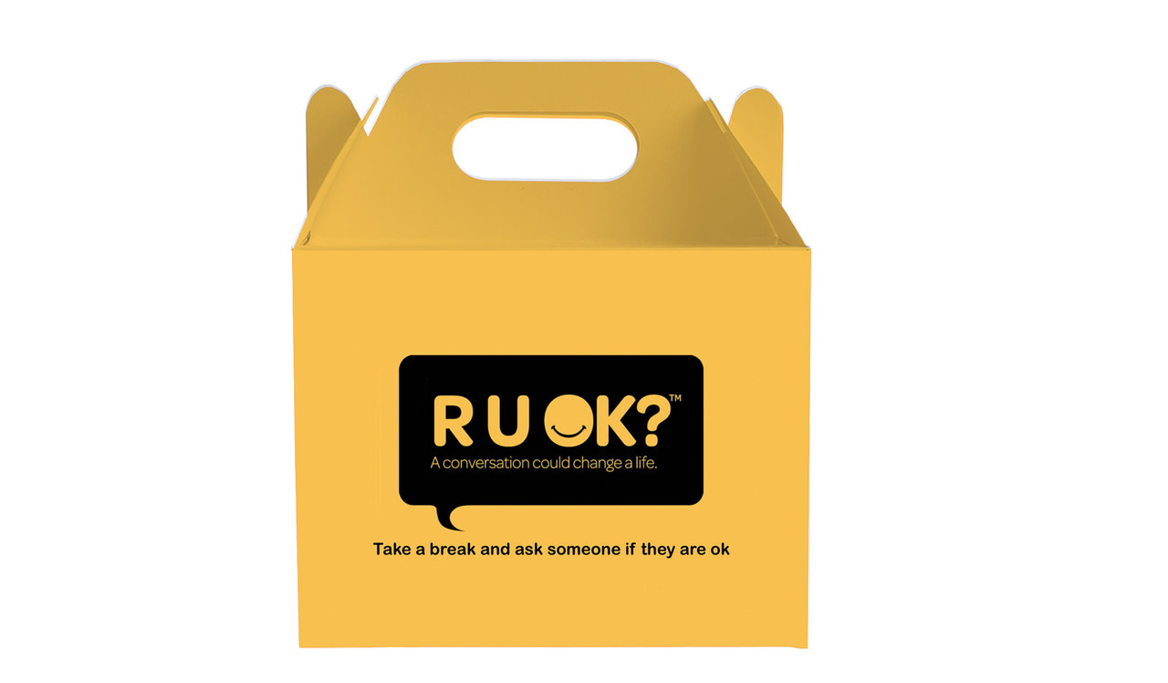 RUOK Day Branded Gable Favour Box