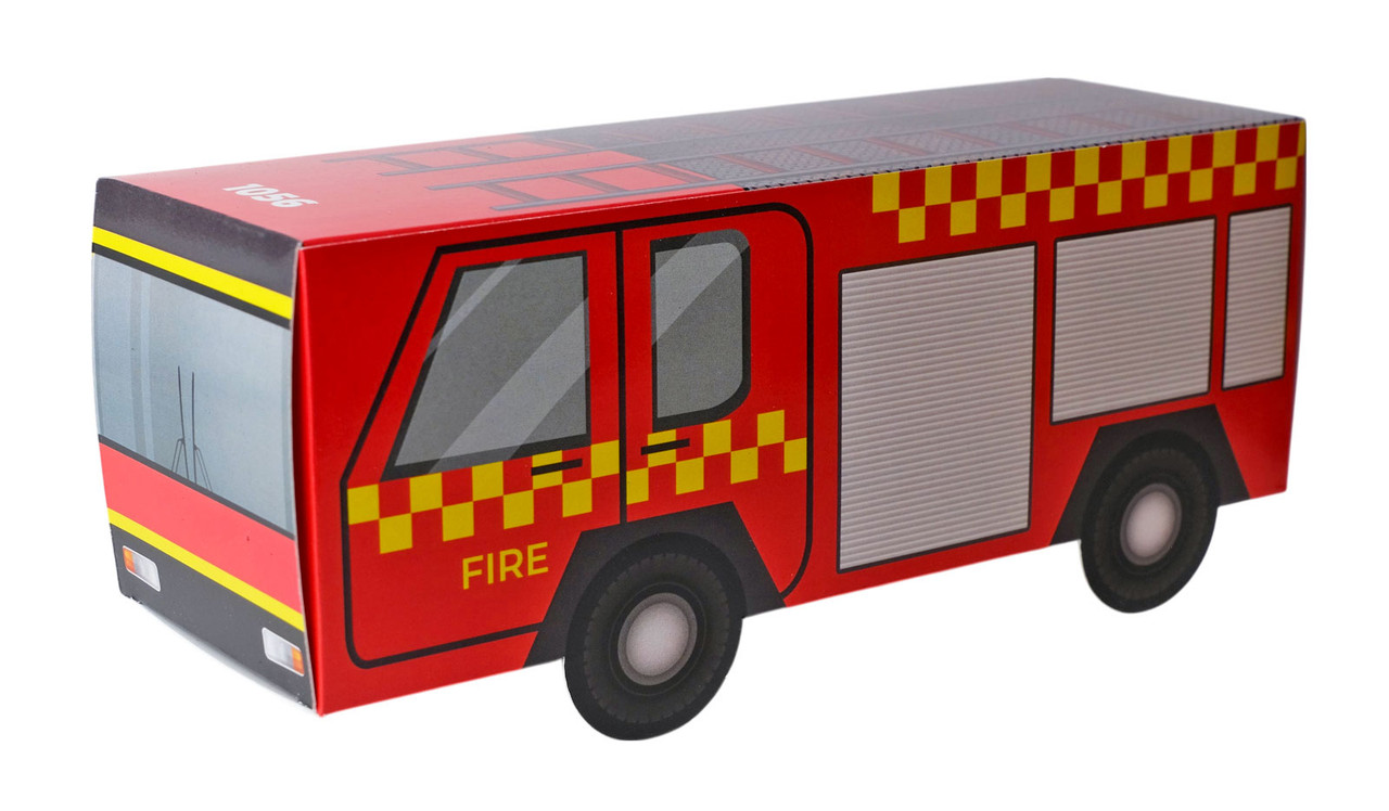 Fire Truck Box With Branded Message