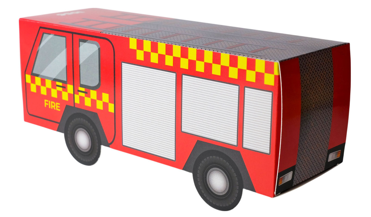 Reverse view of Fire Truck