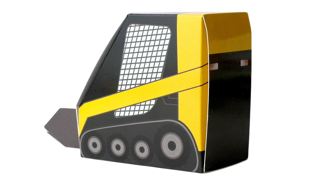 Side profile of Branded Mini Digger Box