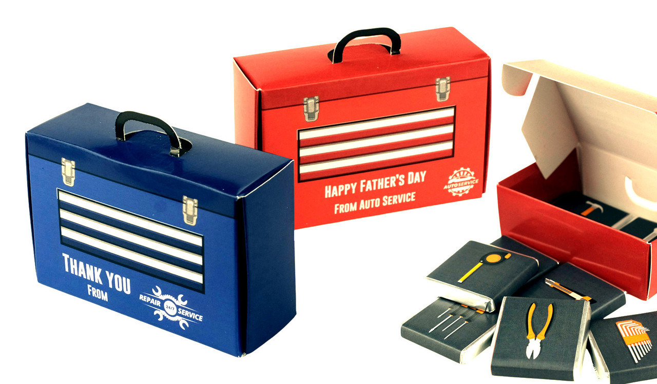 Branded Tool Box With 8 x Mini Chocolates Inside