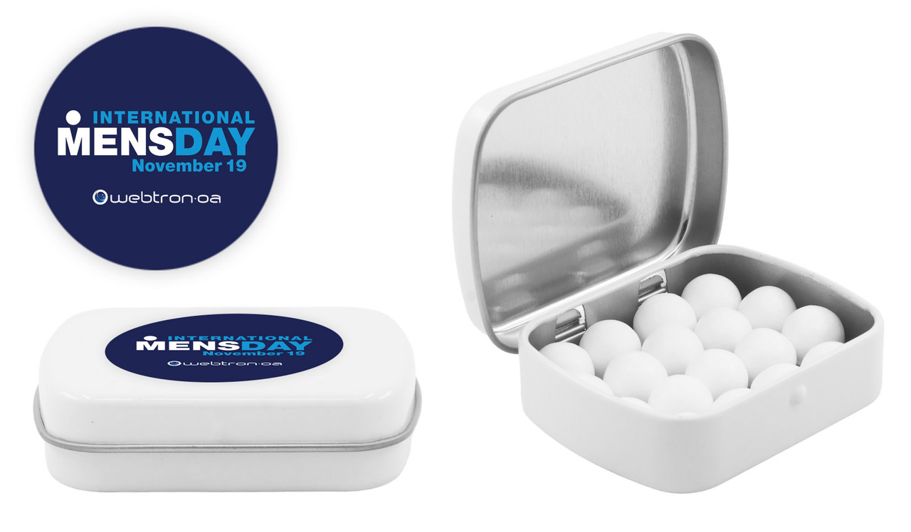 International Mens Day Personalised Mint Tins