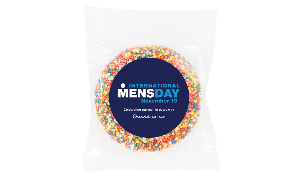 International Mens Day Personalised Chocolate Freckle