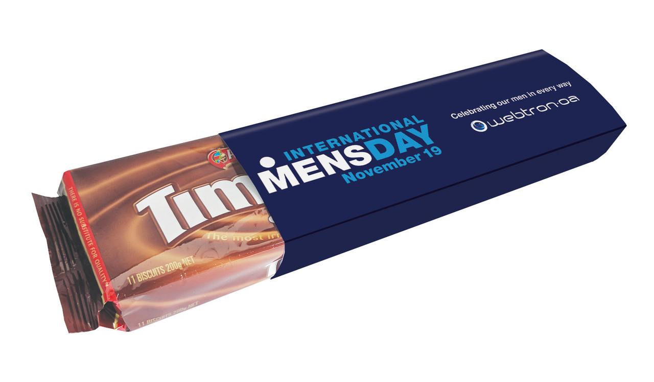 International Mens Day Branded Packet Of TimTams TM