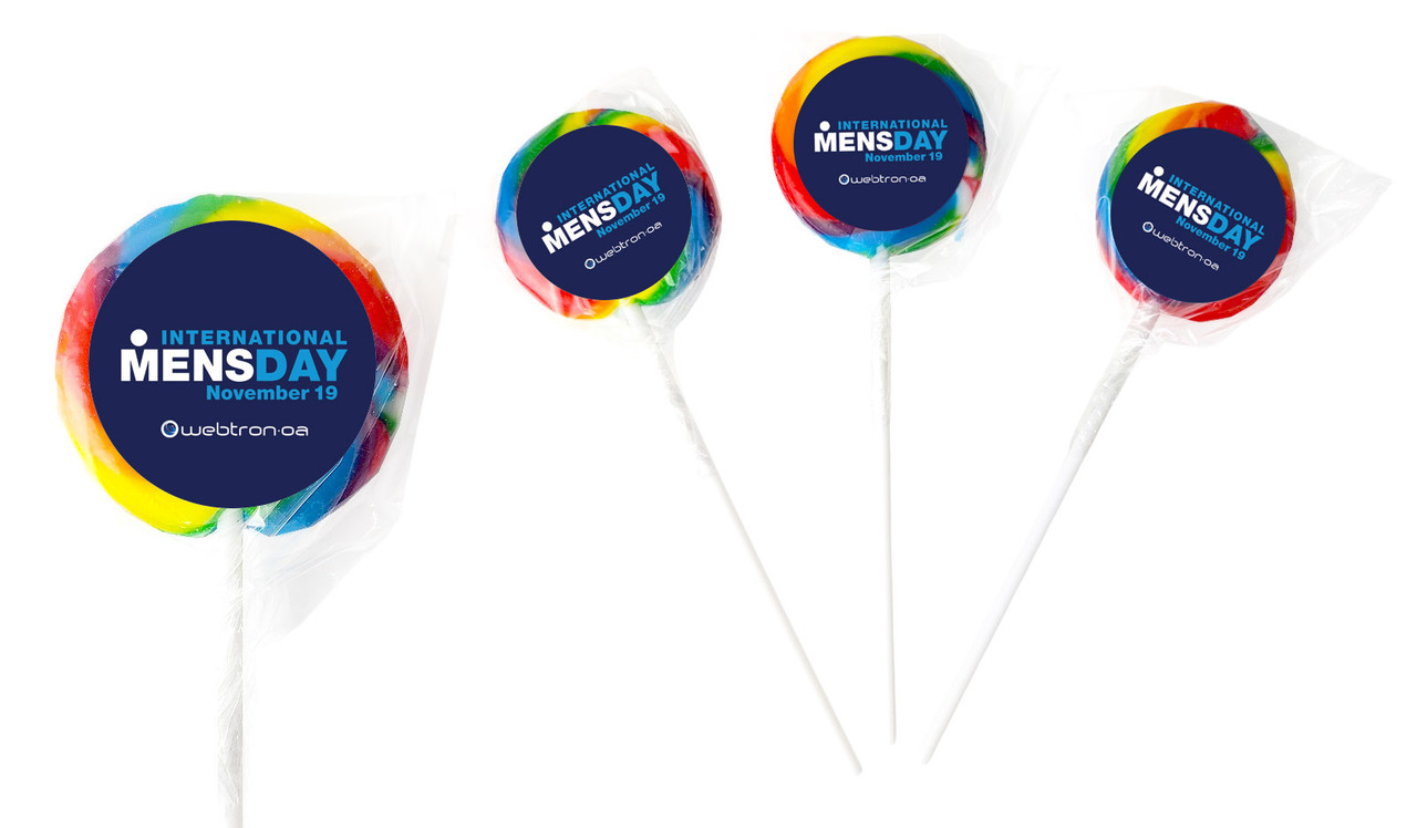 International Mens Day Personalised Lollipops