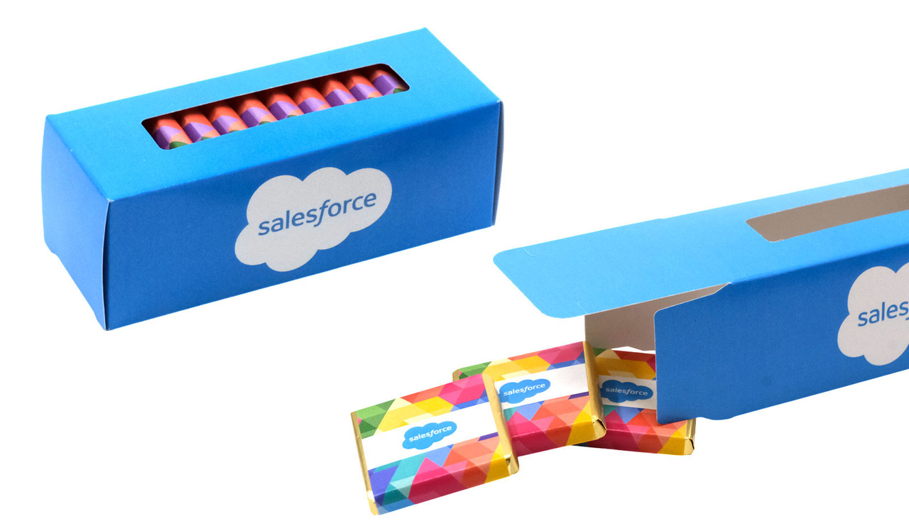Branded Display Box With 15 x Mini Chocolates