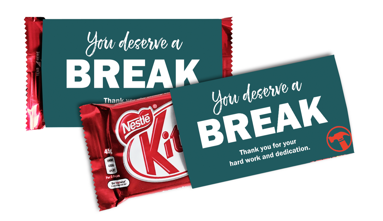Deserve A Break Branded Kit Kat Bar