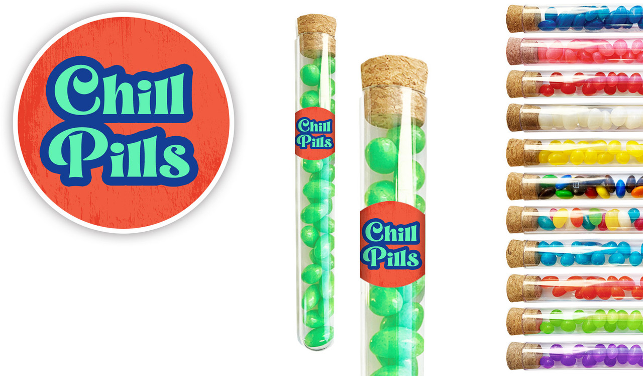 Chill Pills Test Tube Of Jelly Beans