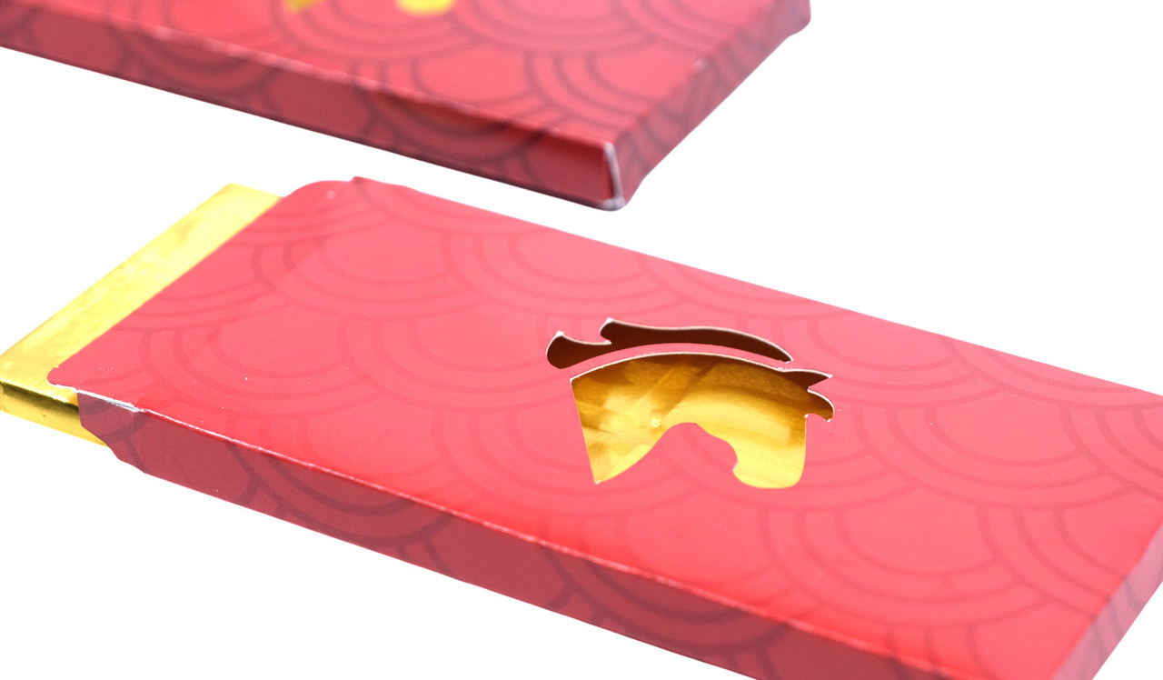 Perspective view - Branded Chinese New Year (Horse) Chocolate Bar In A Box