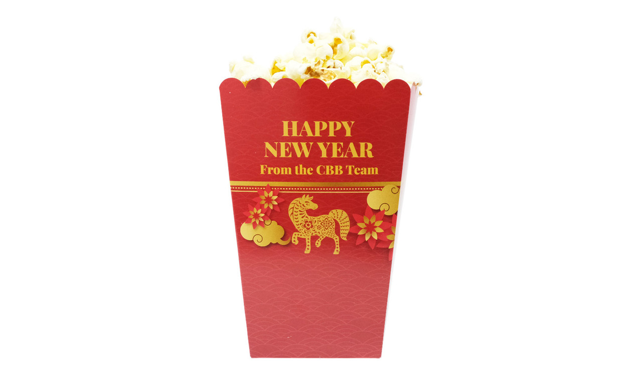 Use these large personalised popcorn boxes for any occasion