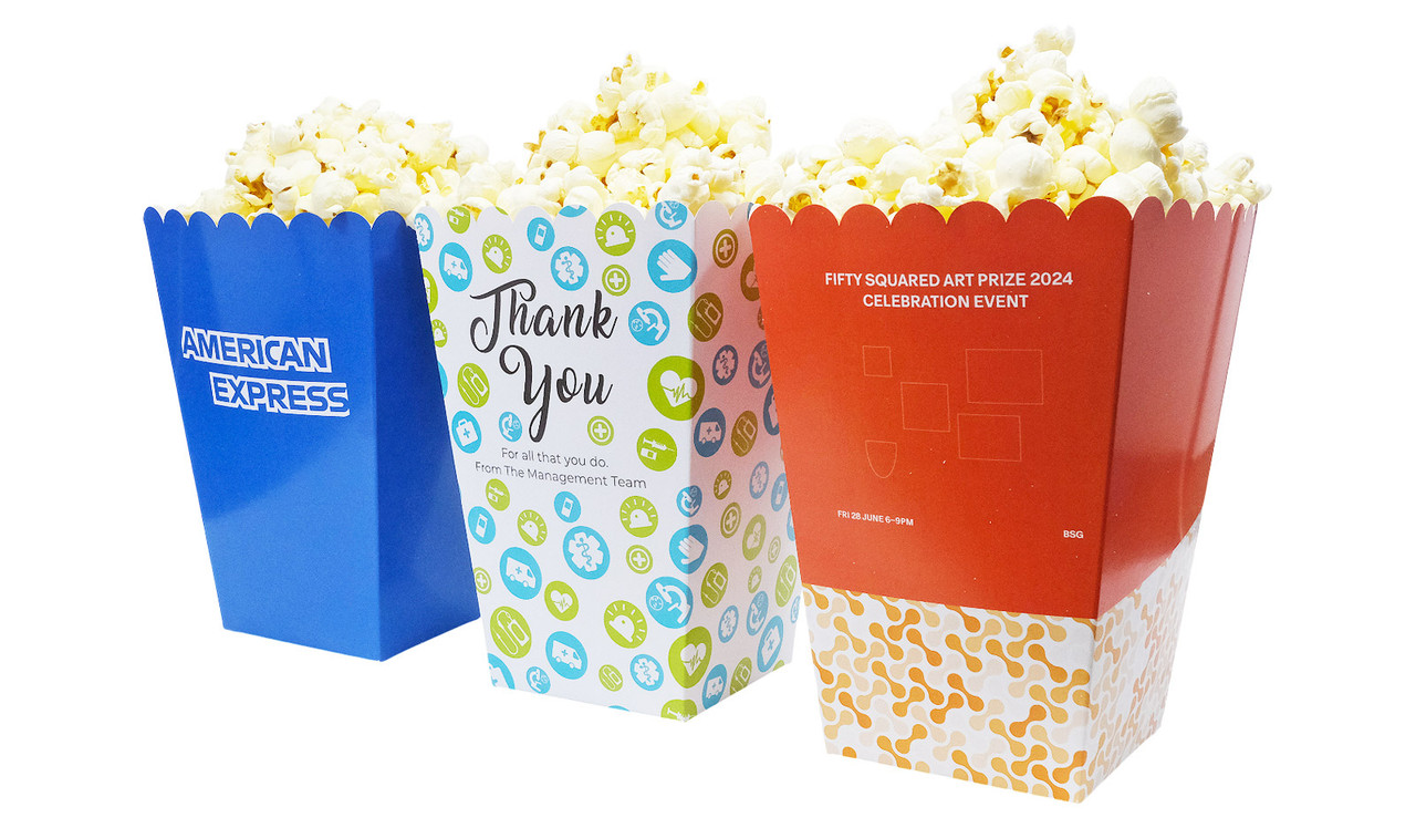 Branded Popcorn Boxes - Large Size 16cm