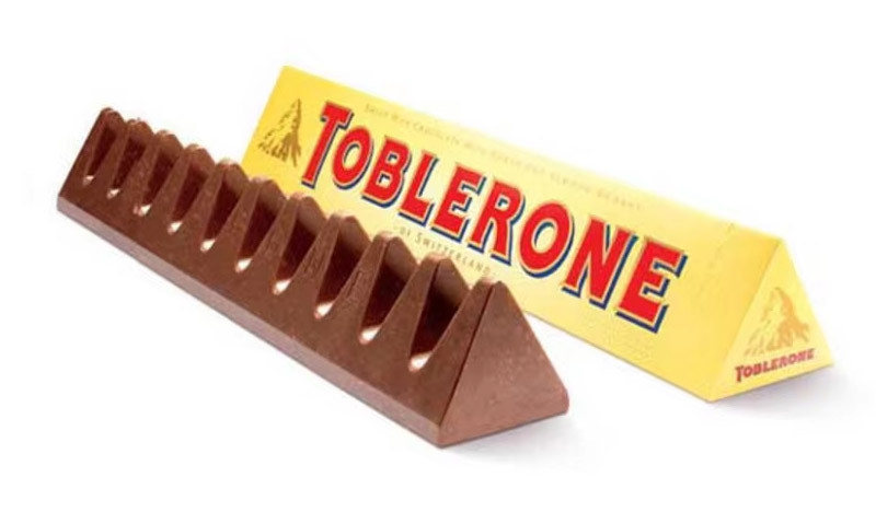 Delicious Toblerone chocolate in a 100g bar size