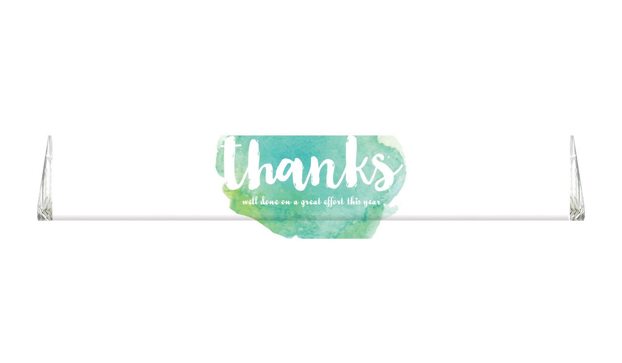  Watercolour Custom Large Toblerone Thank You Chocolates 100g 