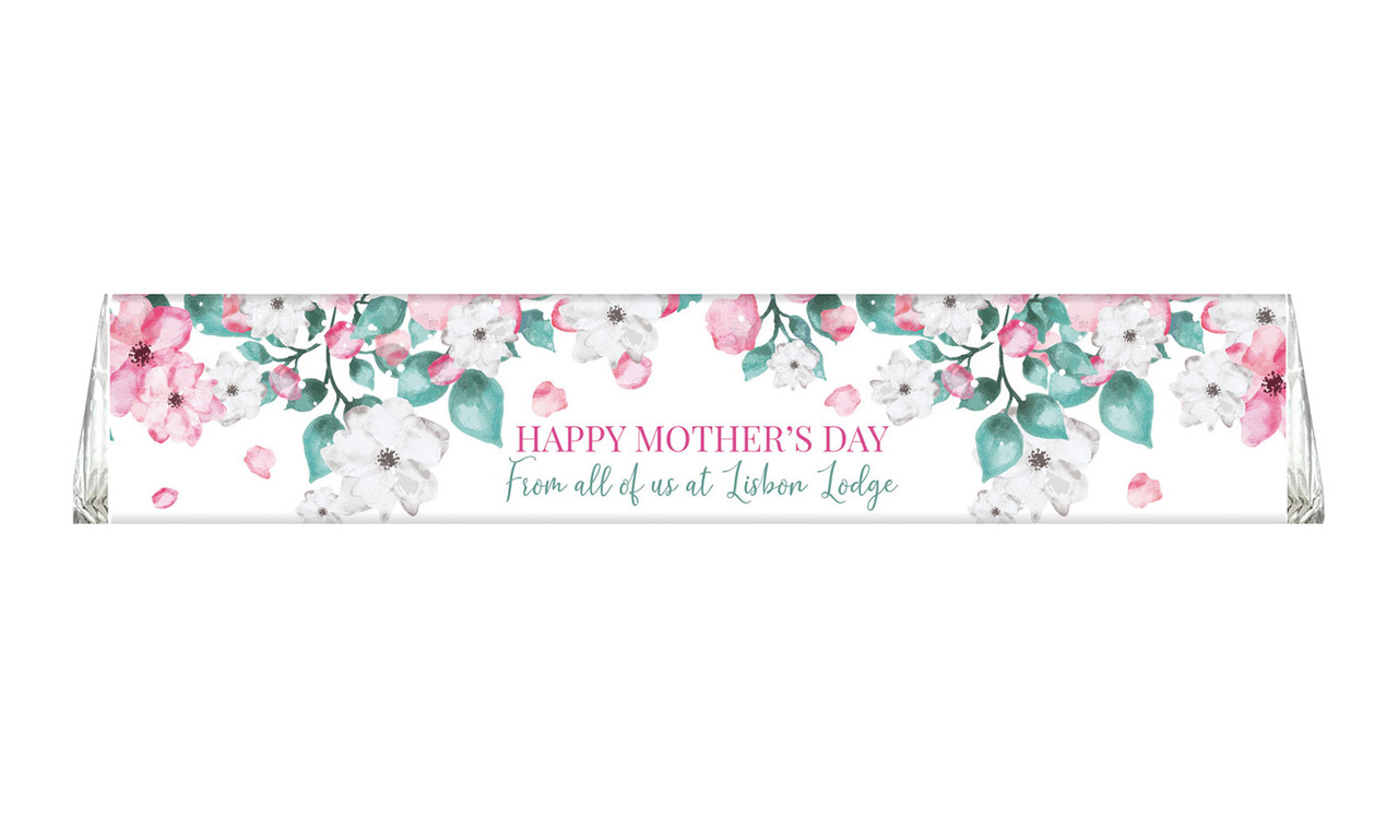 Falling Petals Personalised Large Toblerone Mother's Day Chocolates 100g