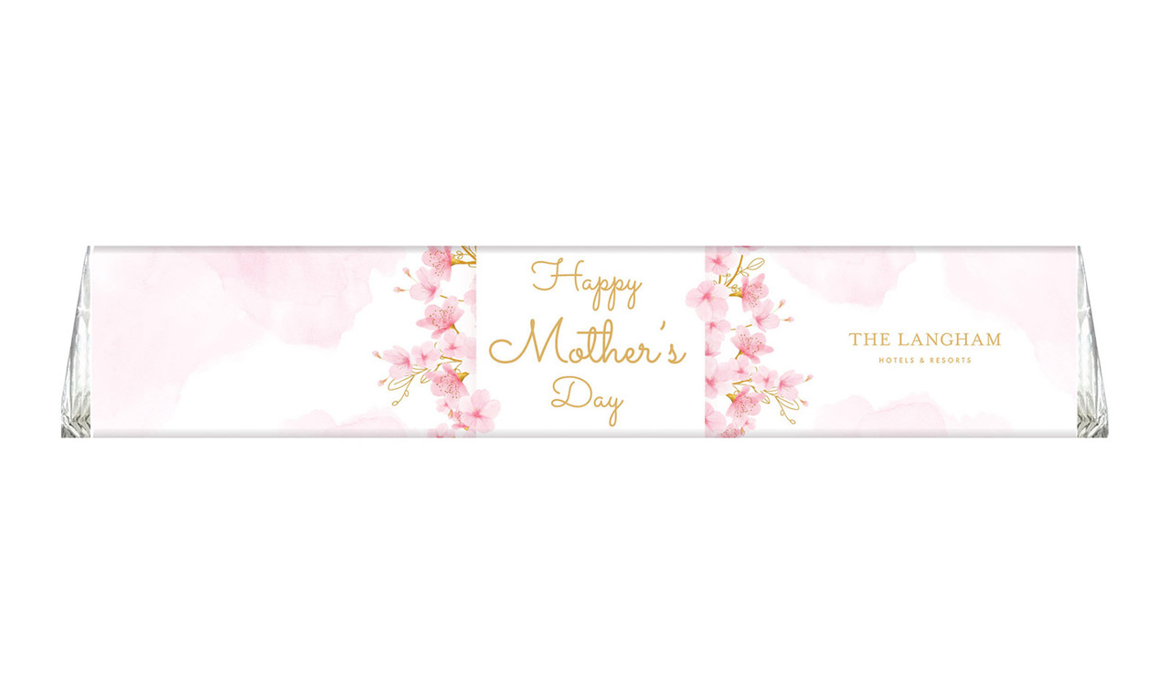 Beautiful Blossoms Personalised Large Toblerone Mother's Day Chocolates 100g