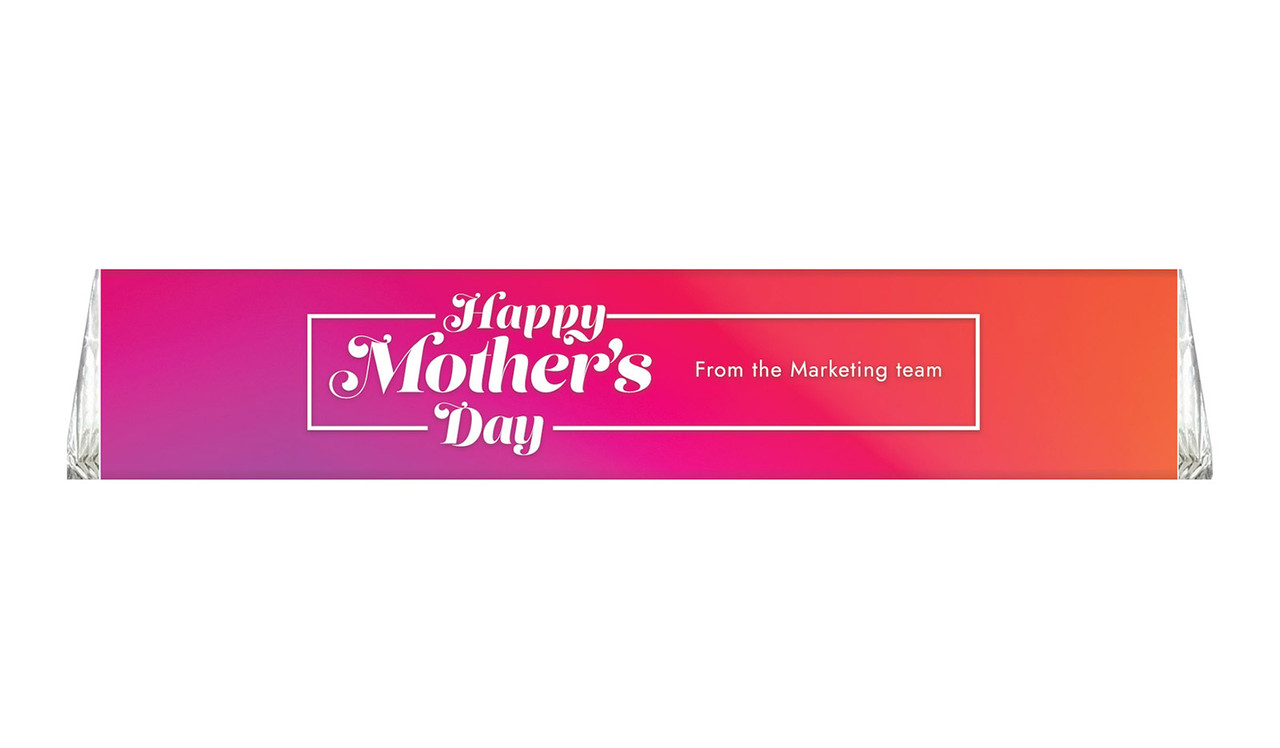 Pink And Purple Personalised Large Toblerone Mother's Day Chocolates 100g