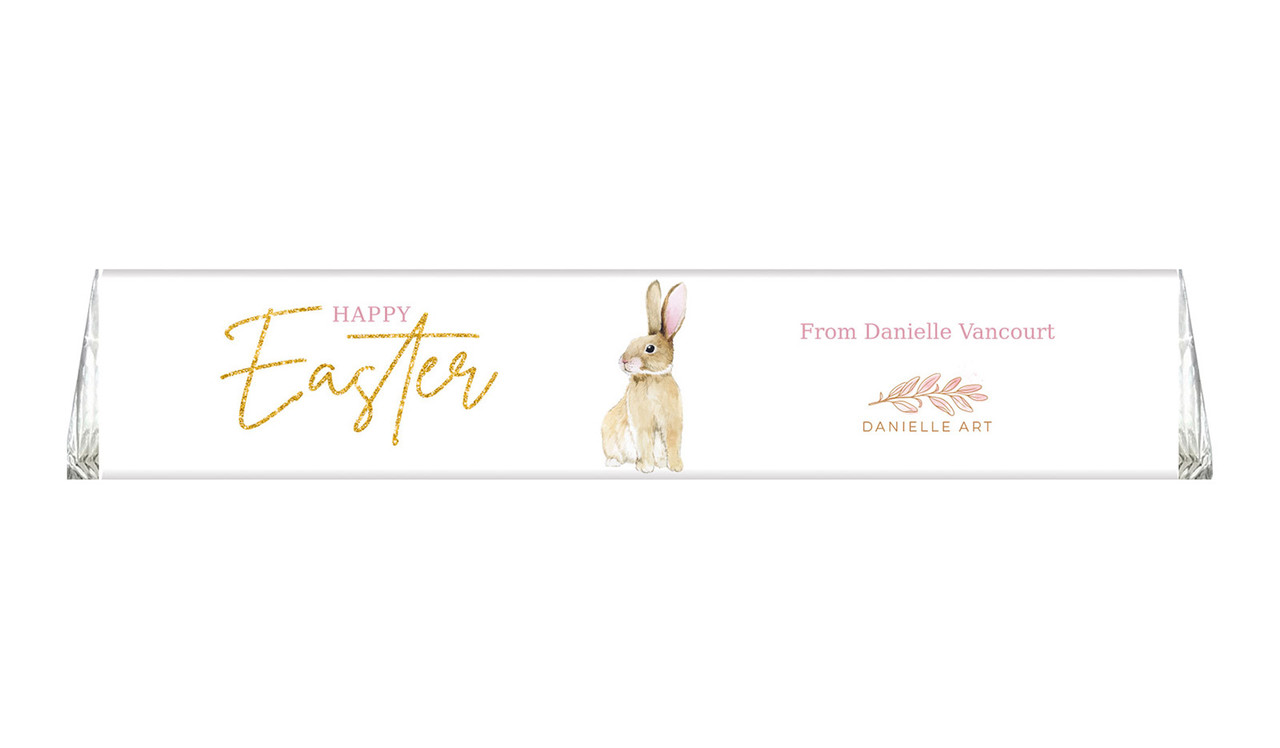 Perfect Bunny Personalised Easter Large Toblerone Bars 100g