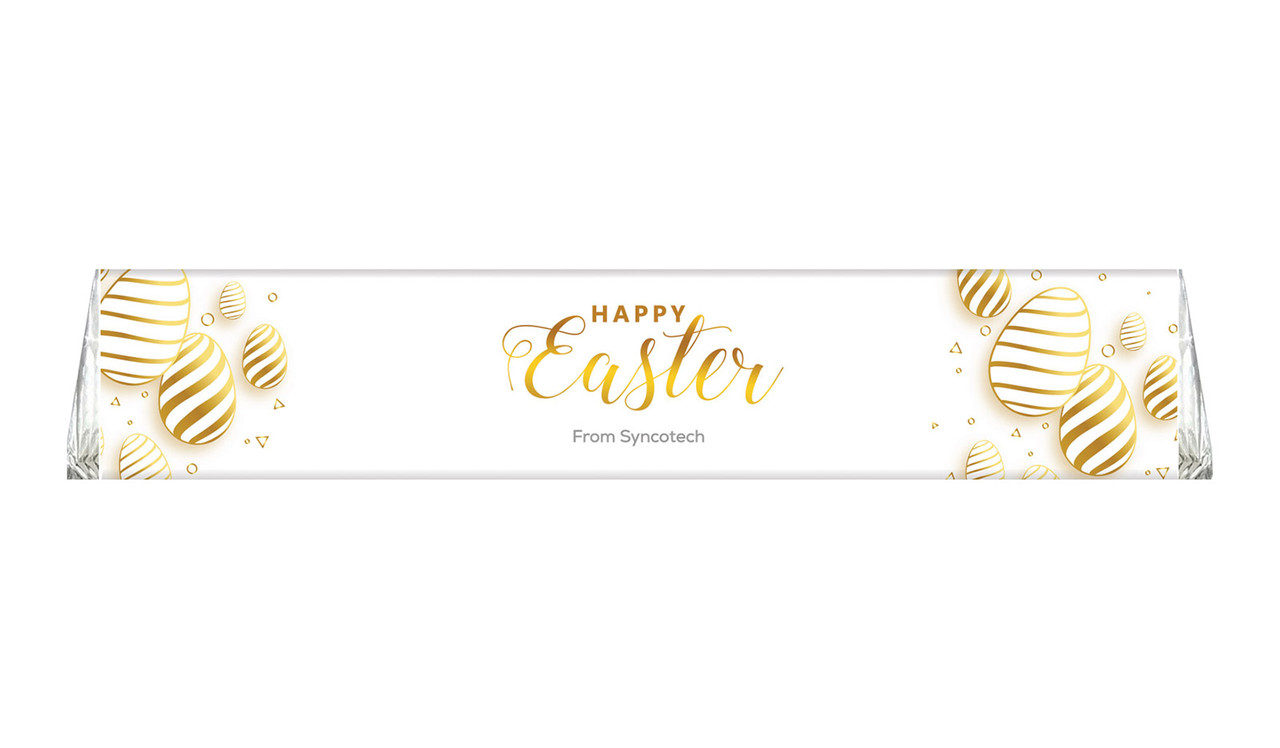 Bright Shiny Eggs Personalised Easter Large Toblerone Bars 100g