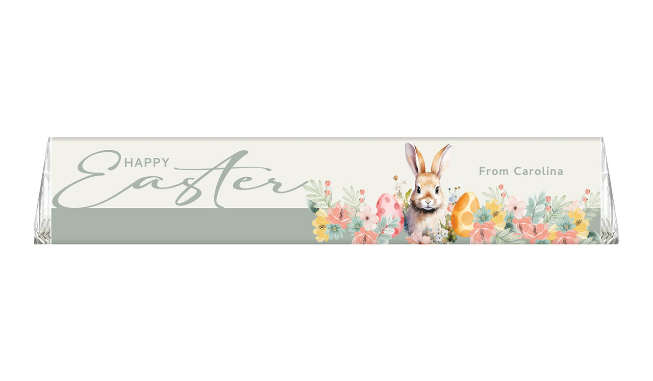 Forest Rabbit Personalised Easter Large Toblerone Bars 100g