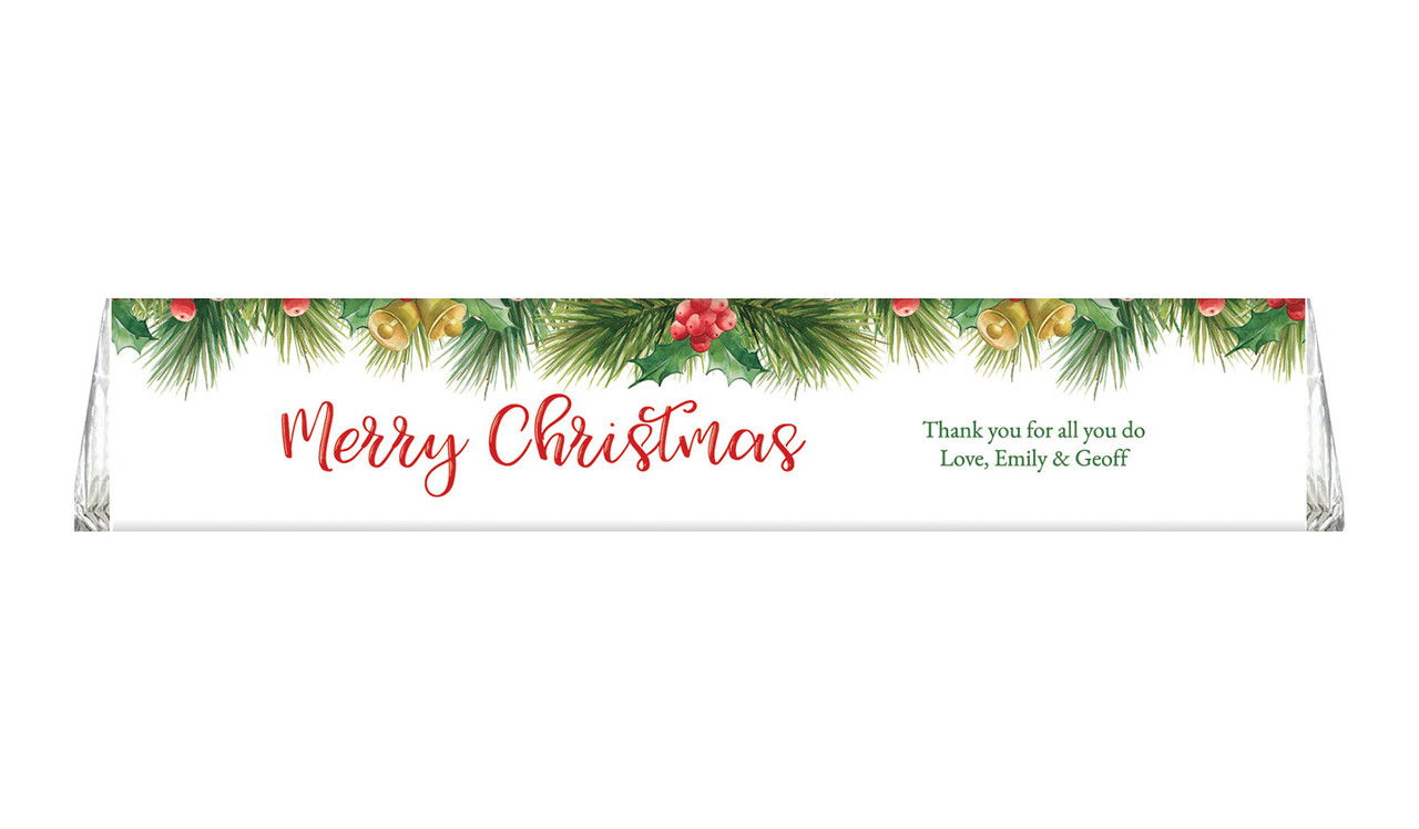Branch Border Christmas Personalised Large Toblerone Bar 100g