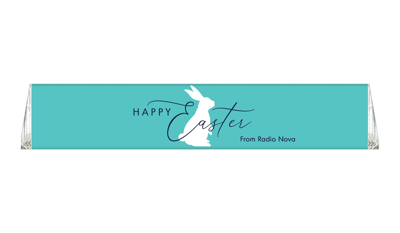 Turquoise Personalised Easter Large Toblerone Bars 100g